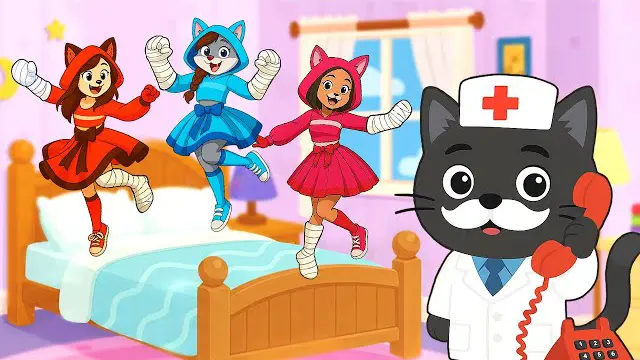 آهنگ پنج بچه گربه