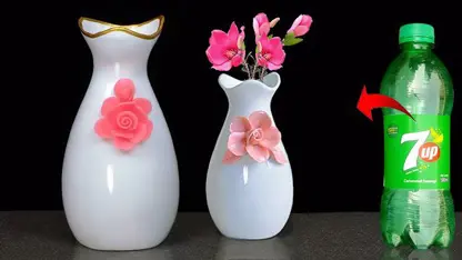 ترفندهای ساخت گلدان های پلاستیکی زیبا با مواد دور ریختنی