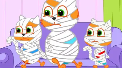کارتون خانواده گربه با داستان - داستان خنده دار خانواده
