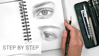 آموزش طراحی با مداد - ترسیم یک چشم در یک نگاه
