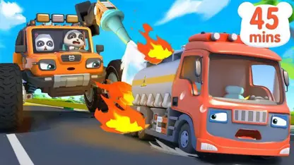 کارتون بیبی باس این داستان - کامیون تانکر آتش نشانی🔥