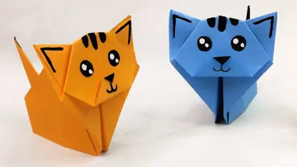 آموزش اوریگامی ساخت - گربه کاغذی در یک نگاه