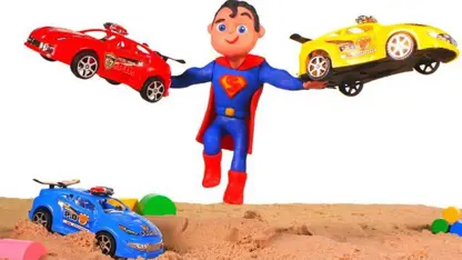 کارتون خمیری با داستان " سوپرمن ماشین را نجات می دهد"
