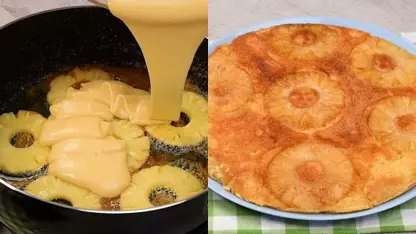 طرز تهیه کیک آناناس در تابه در کمترین زمان