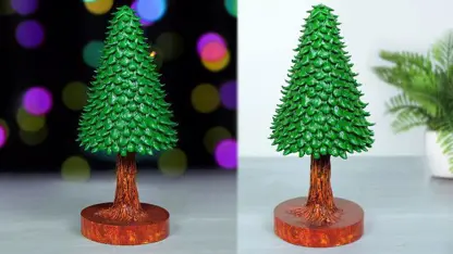 ساخت درخت کریسمس برای دکور خانه🎄🎅