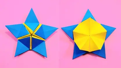 آموزش اوریگامی ساخت ستاره کاغذی در چند دقیقه