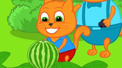 کارتون خانواده گربه با داستان - بزرگ شدن هندوانه
