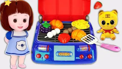 عروسک بازی کودکان این داستان "پخت و پز کباب"