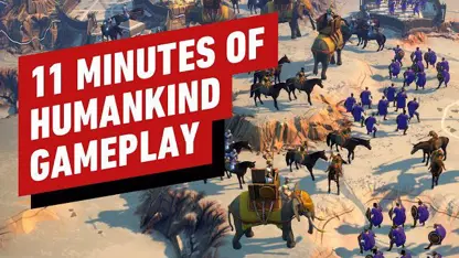 11 دقیقه از گیم پلی بازی humankind در یک نگاه