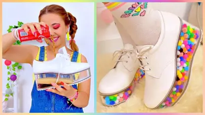 ایده کاردستی دخترانه جدید - جعبه‌گشایی کفش‌های جدید