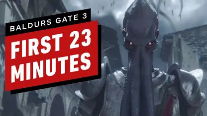 23 دقیقه از بازی baldur's gate 3 early access