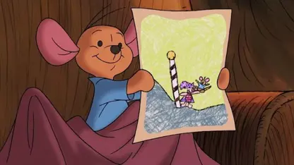 کارتون پو و دوستان این داستان "نقاشی های piglet"