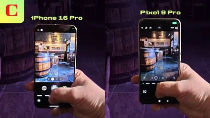 دوربین آیفون 16 pro در مقابل pixel 9 pro camera در یک نگاه