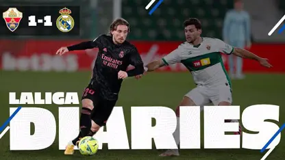 خلاصه بازی الچه 1-1 رئال مادرید در لیگ لالیگا 2020/21