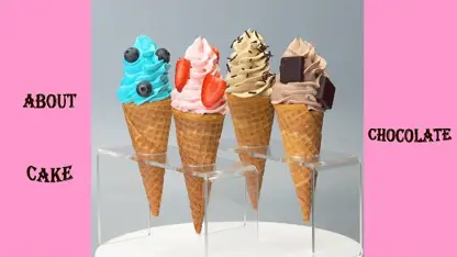 طرز تهیه بستنی قیفی تابستانی در یک ویدیو