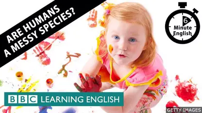 آموزش زبان انگلیسی - انسان گونه ای اشفته در یک ویدیو