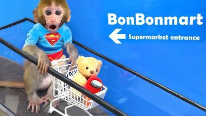 برنامه کودک بچه میمون - بردن به سوپرمارکت