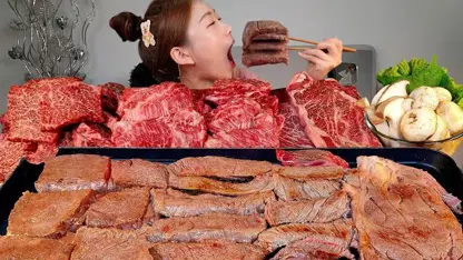 کلیپ اسمر فود ami ami - خوردن 3 کیلوگرم گوشت گاو