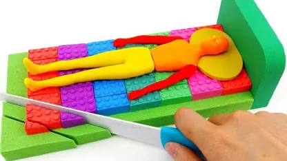 آموزش شن بازی کودکان ساخت تختخواب لگویی در چند دقیقه