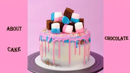 تزیین کیک مارشمالو خوشمزه در یک نگاه