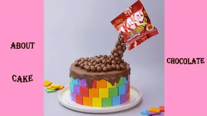 طرز تهیه کیک جالب و خلاق رنگین کمان در یک نگاه