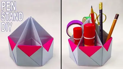 آموزش اوریگامی ساخت - پایه قلم کاغذی در یک نگاه