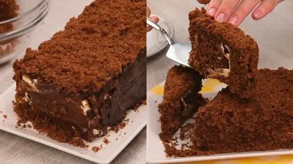 طرز تهیه کیک شکلاتی خامه ای اورجینال و خوشمزه