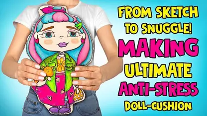 ترفند کاردستی - عروسک کوسن رنگارنگ برای سرگرمی