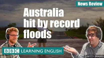 انگلیسی با اخبار سیل در استرالیا