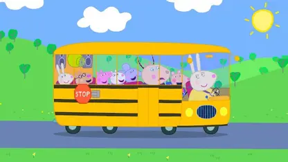 کارتون پپاپیگ این داستان - اتوبوس مدرسه جدید! 🚌