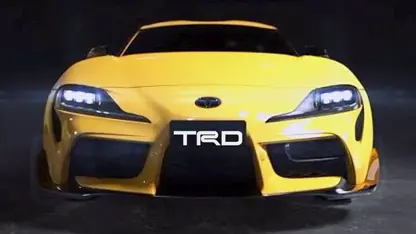 ویدیویی از استایل بدنه خودرو 2020 toyota supra مدل trd