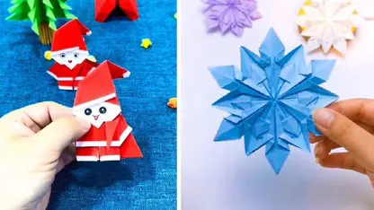 ترفند های اوریگامی برای کریسمس در یک نگاه