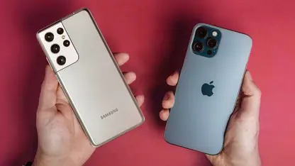 مقایسه گوشی های galaxy s21 ultra و iphone 12 pro max