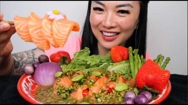 اسمر ماهی قزل آلا ساشمی برای سرگرمی