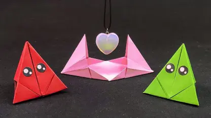 آموزش اوریگامی - جعبه جواهرات کاغذی در یک ویدیو