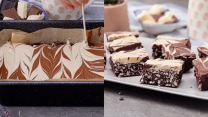 طرز تهیه شیرینی شکلات و بادام زمینی برای عاشقان شکلات