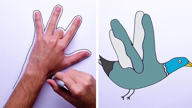 15 روش کشیدن نقاشی با دست در چند دقیقه