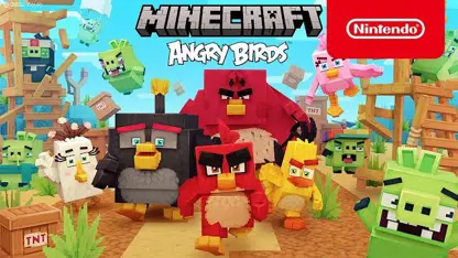 تریلر رسمی بازی minecraft x angry birds dlc در نینتندو سوئیچ