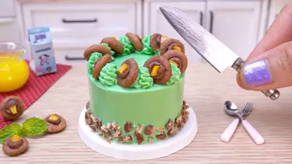 ترفند آشپزی مینیاتوری کیک - کیک تولد