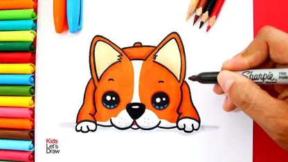 آموزش نقاشی کودکان "توله سگ شیطون" در چند دقیقه