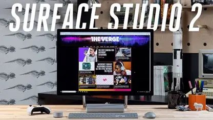 بررسی ویدیویی دسکتاپ مایکروسافت Surface Studio 2 با عملکردی بهتر