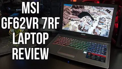 بررسی ویدیویی لپ تاپ قدرتمند MSI GF62VR 7RF