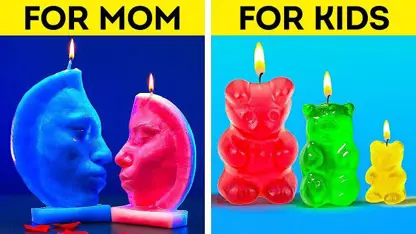 ترفند های خلاقانه - ایده شمع های خانگی برای سرگرمی