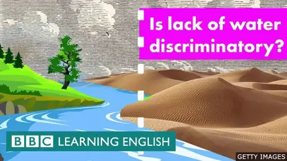 آموزش زبان انگلیسی - عدم دسترسی به آب در یک ویدیو