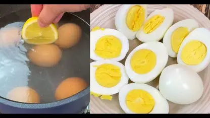 ترفند آشپزی - چگونه پوست تخم مرغ در 10 ثانیه بگیریم
