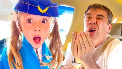 استیسی و بابایی این داستان - نستیا به عنوان مهماندار هواپیما