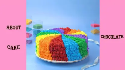 ایده های تزیین شگفت انگیز کیک رنگین کمان