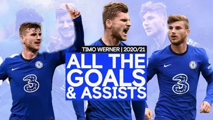 کلیپ باشگاه بارسلونا - هر گل و پاس گل توسط تیمو ورنر در فصل 2020/21
