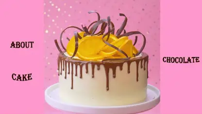 تزیین کیک شکلاتی با میوه خوشمزه و ساده