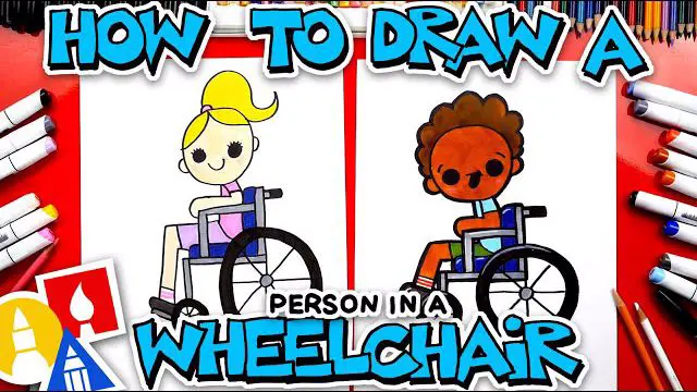 کودکان صندلی چرخدار با رنگ آمیزی